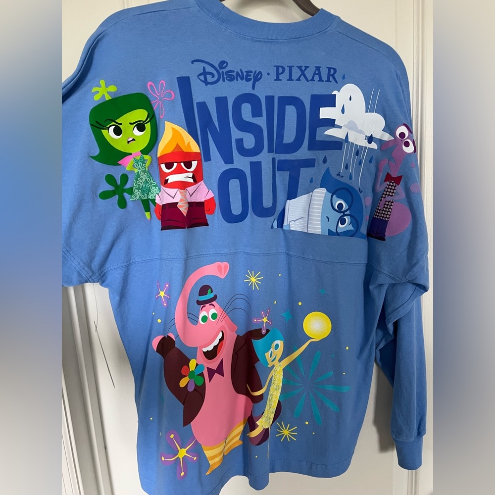Disney Pixar Inside Out Spirit Jersey, Small NWT